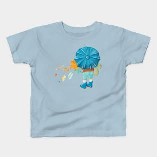 Autumn is a second spring when every leaf is a flower. Kids T-Shirt